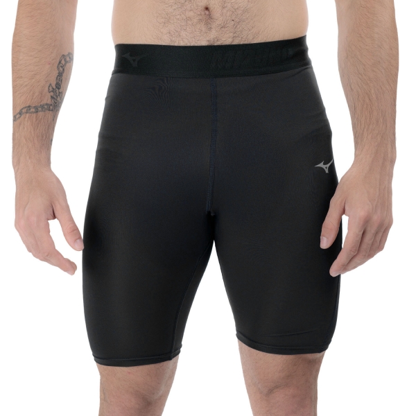 Men's Running Shorts Mizuno Core Impulse 9.5in Shorts  Black J2GBC51109