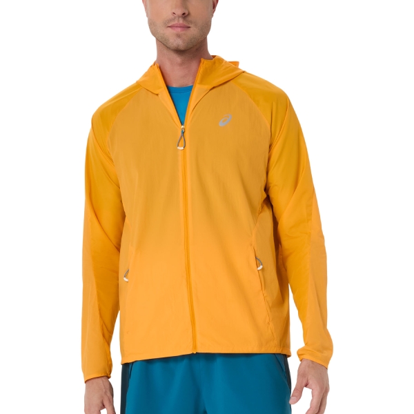 Men's Running Jacket ASICS Road Jacket  Yamabuki/Aegean Blue 2011D084800