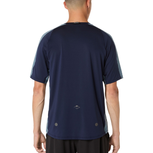 ASICS Fujitrail Elite Camiseta - Midnight/Ironclad