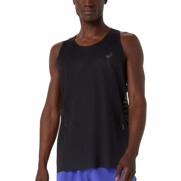 Men's Running Tank ASICS Metarun Tank  Performance Black 2011D508001
