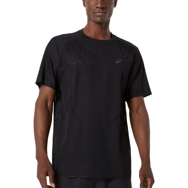 Men's Running T-Shirt ASICS Metarun TShirt  Performance Black 2011D510001