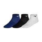 Mizuno DryLite x 3 Socks - White/Black/Estate Blu