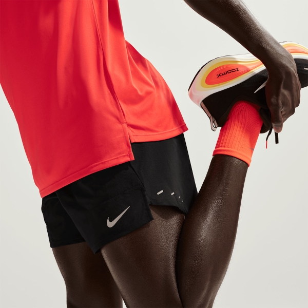 Nike Stride Dri-FIT 5in Shorts - Black/Reflective Silver