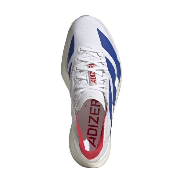 adidas ADIZERO adios Pro 4 - FTWR White/Team Royal Blue/Pure Ruby