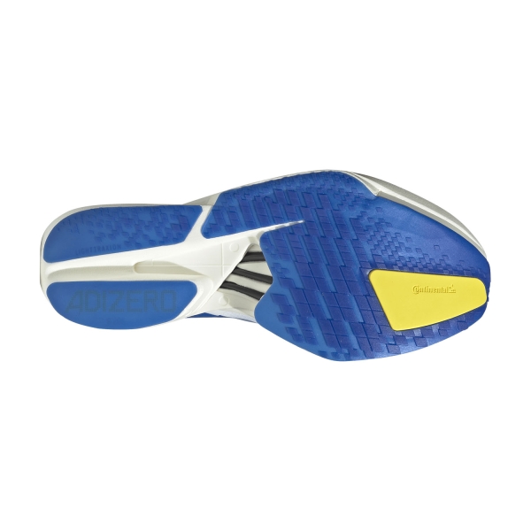 adidas ADIZERO adios Pro 4 - FTWR White/Blue/Yellow