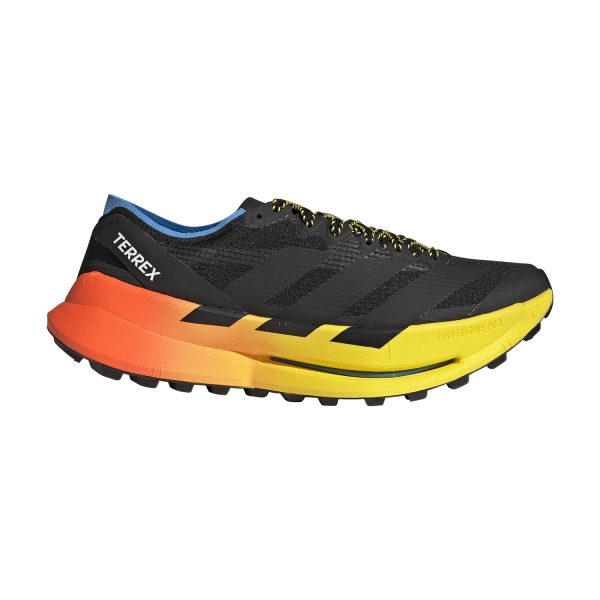 Men's Trail Running Shoes adidas Terrex Agravic Speed Ultra 2  Core Black/Lucid Ray Blue HP7008