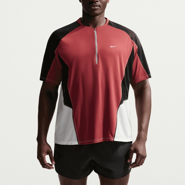 Men's Running T-Shirt Nike Retro TShirt  Team Crimson/Black/Reflective Silver IF2022613