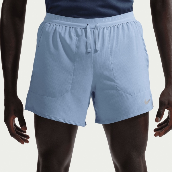 Men's Running Shorts Nike Stride DriFIT 5in Shorts  Work Blue/Reflective Silver IF2038486