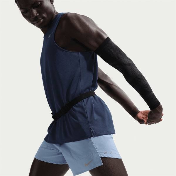 Nike Stride Dri-FIT 5in Pantaloncini - Work Blue/Reflective Silver
