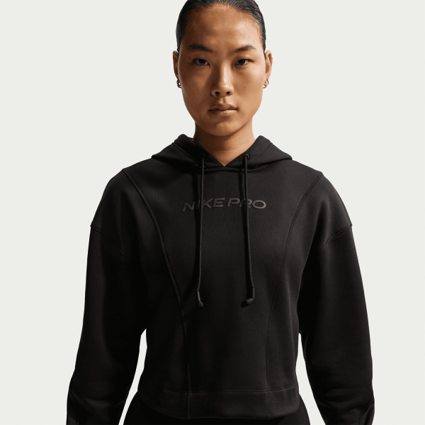 Nike Pro Hoodie - Black/White