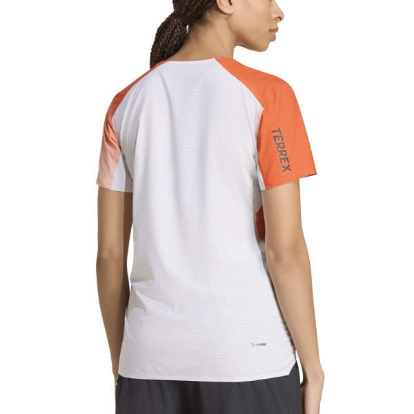 adidas Terrex Xperior Pro T-Shirt - White/Semi Impact Orange