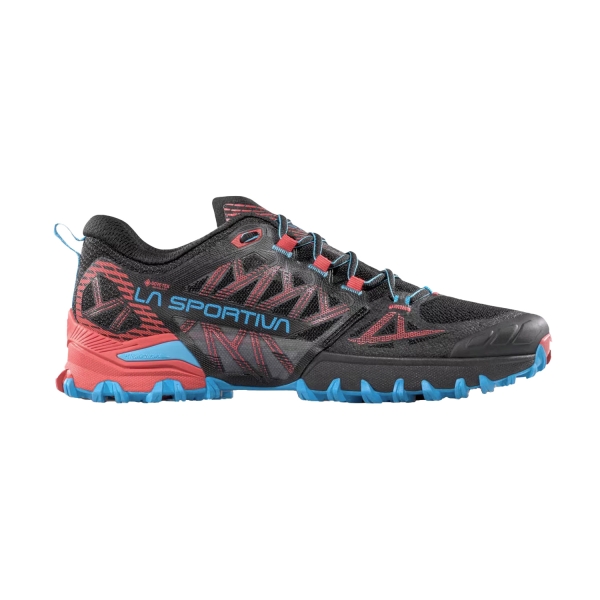 Women's Trail Running Shoes La Sportiva Bushido III GTX  Black/Hibiscus ZFRS089K00P02