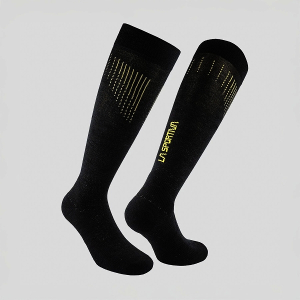 Socks La Sportiva Wool Thermo Socks  Black/Yellow ZZSS005K00Y00