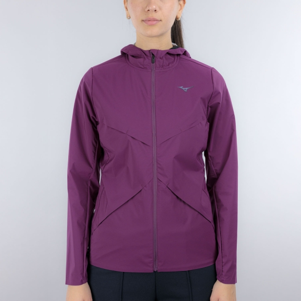 Giacca Running Donna Mizuno Tech Thermal Charge Jacket  Dark Purple J2GEC70168