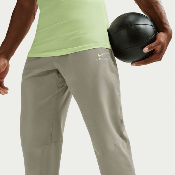 Nike Pro Dri-FIT Pants - Light Army/Light Liquid Lime