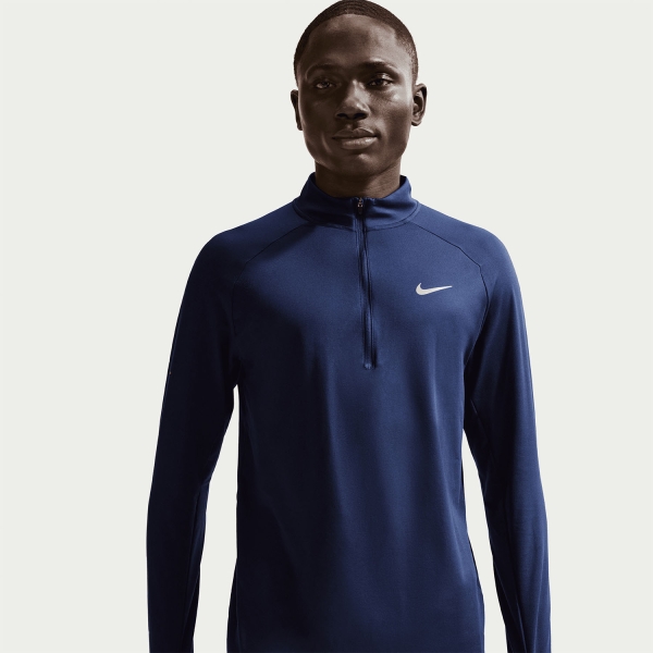 Nike Stride Shirt - Midnight Navy/Reflective Silver