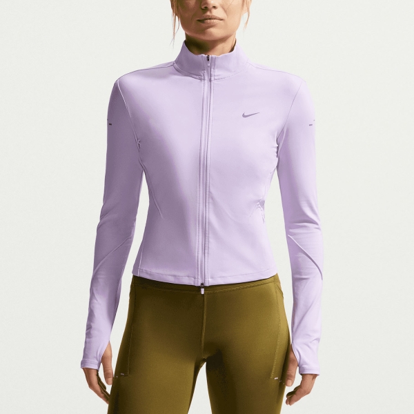 Women's Running Hoodies Nike Swift Sweatshirt  Violet Mist/Reflective Silver IB1998511