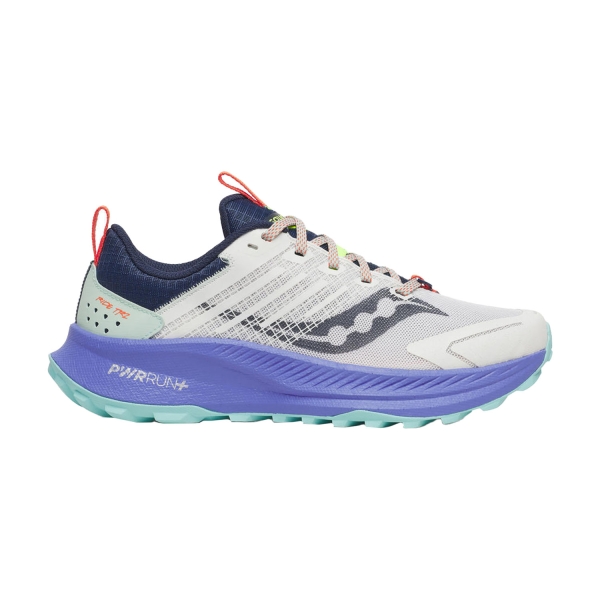 Women's Trail Running Shoes Saucony Ride TR2  White/Navy S1095145