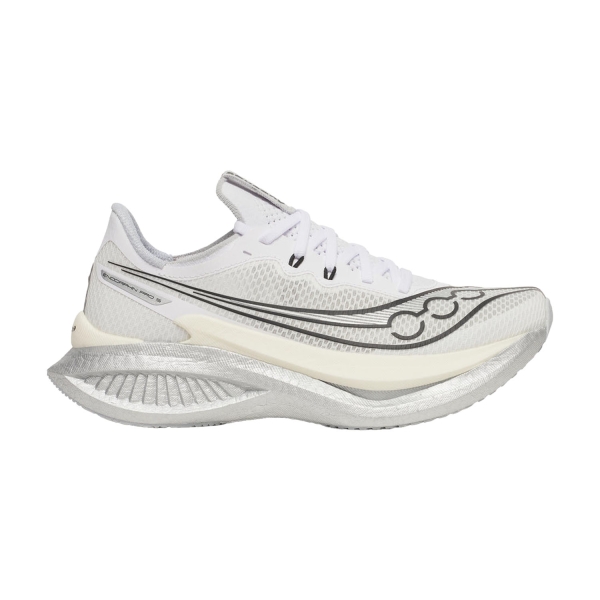 Women's Performance Running Shoes Saucony Endorphin Pro 5  White/Black S11064101