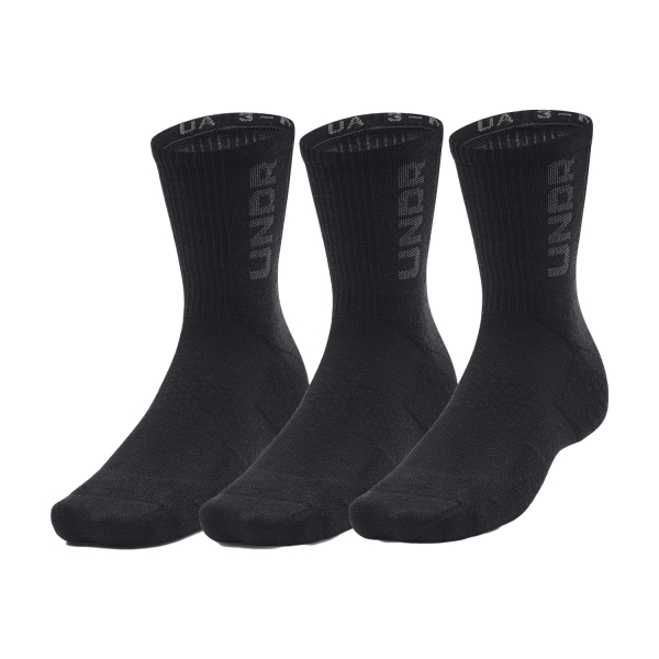 Socks Under Armour 3 Maker x 3 Socks  Black/Pitch Gray 13730840001