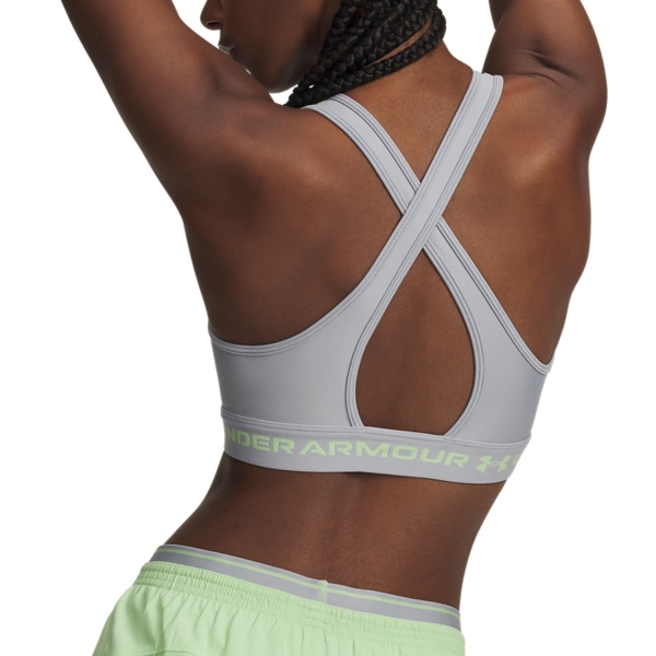 Under Armour Crossback Mid Sports Bra - Lumos Lime