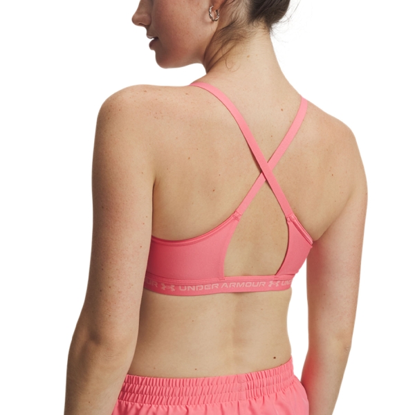 Under Armour Crossback Low Sports Bra - Bittersweet Pink