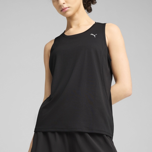 Women's Running Tank Puma Velocity Tank  Black 52657401