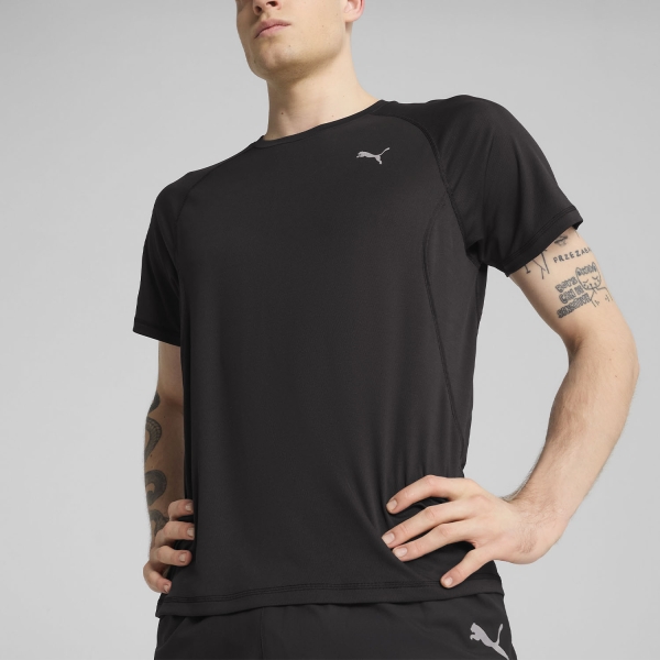 Men's Running T-Shirt Puma Velocity TShirt  Black 52660001
