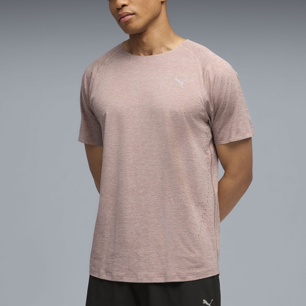 Men's Running T-Shirt Puma Everyday CLOUDSPUN TShirt  Sandstone Heather 52662988