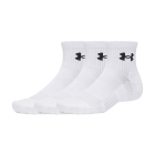 Under Armour Performance Quarter x 3 Socks - White/Ultimate Black