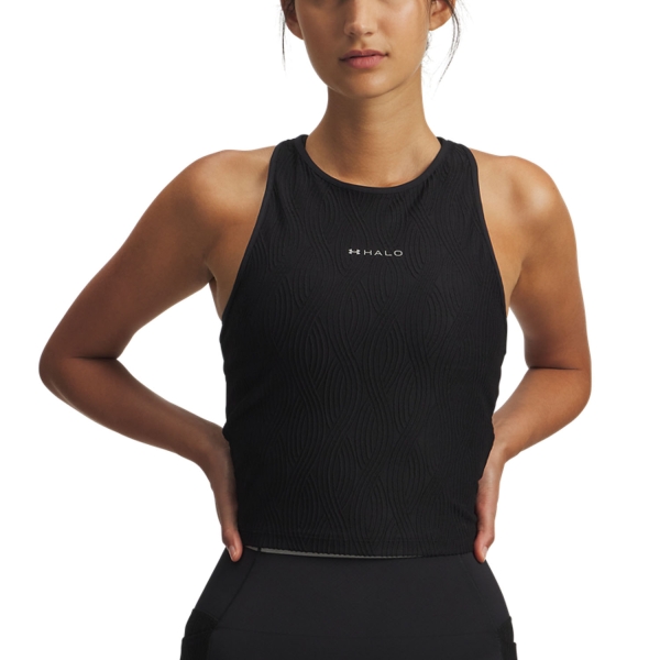 Women's Running Tank Under Armour Halo Tank  Ultimate Black 60110380008