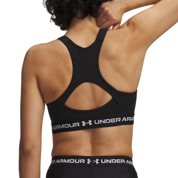 Under Armour HeatGear Crossback High Sports Bra - Ultimate Black