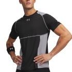 Under Armour HeatGear Elite T-Shirt - Ultimate Black/Steel/Reflective