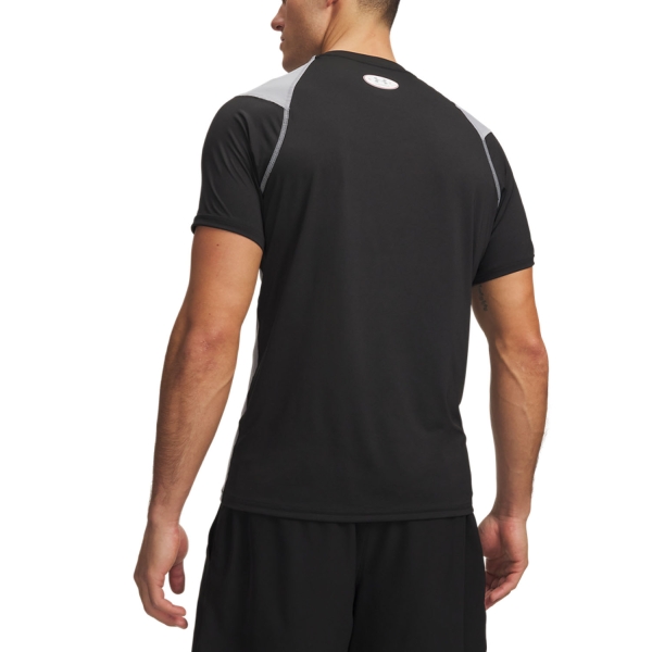 Under Armour HeatGear Elite T-Shirt - Ultimate Black/Steel/Reflective