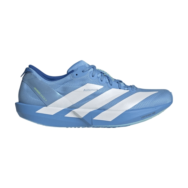 Women's Performance Running Shoes adidas ADIZERO Adios 9  Blue Burst/FTWR White/Lime Burst JQ0767