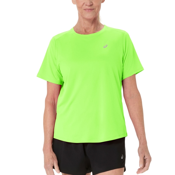 Women's Running T-Shirts ASICS Core Logo TShirt  Illuminate Green 2012D170302