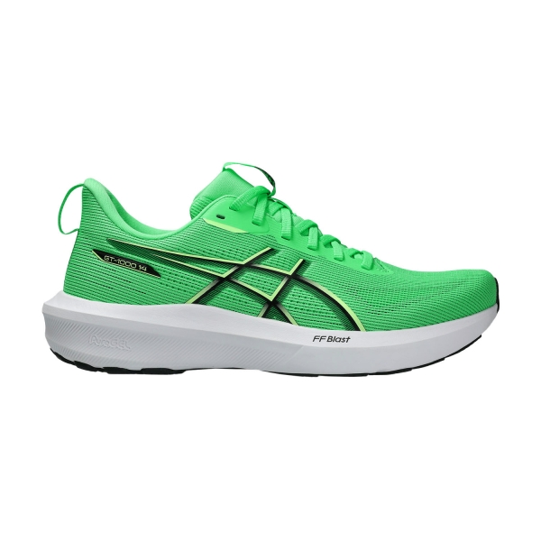 Men's Structured Running Shoes ASICS GT 1000 14  Vital Green/Illuminate Green 1011C077300