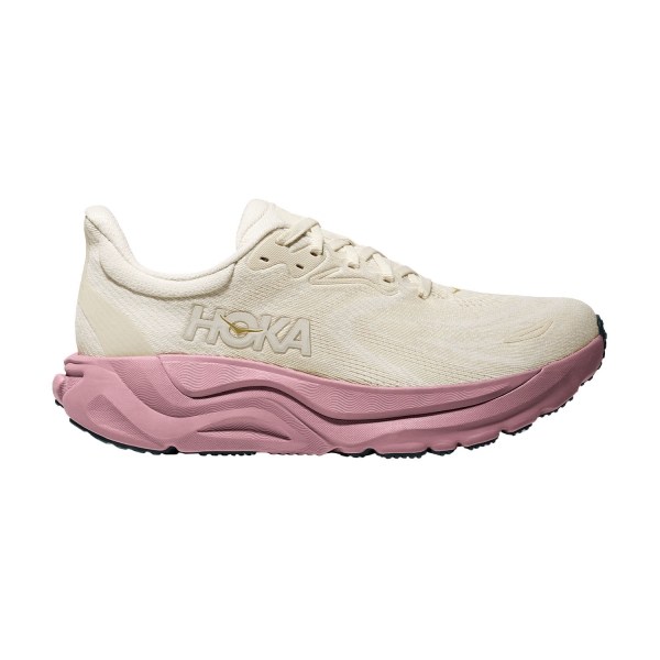 Woman's Structured Running Shoes Hoka Arahi 8  Alabaster/Lingonberry 1168691ARLN
