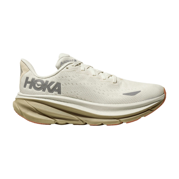 Women's Neutral Running Shoes Hoka Clifton 9 GTX  Eggshell/Khaki 1141490FELK