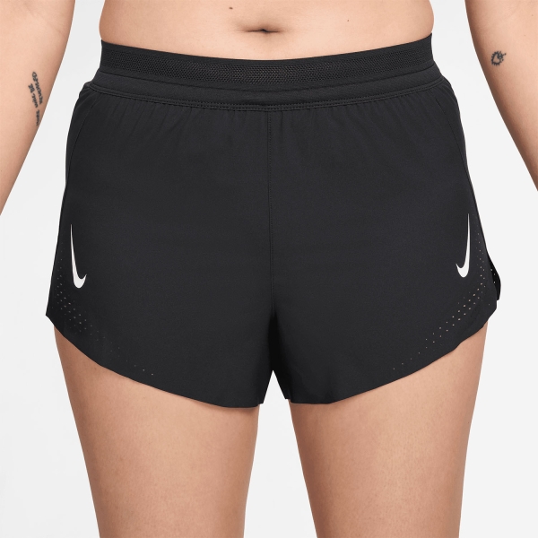 Women's Running Shorts Nike AeroSwift DriFIT ADV 3in Shorts  Black/White IF1421010