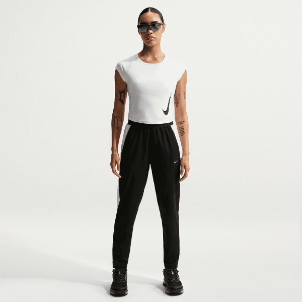 Nike Tempo Swoosh Dri-FIT T-Shirt - White/Photon Dust/Reflective Silver/Black