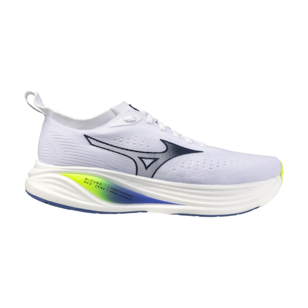Men's Performance Running Shoes Mizuno Neo Zen 2  White/Estate Blue/Lightning Yellow J1GC268601