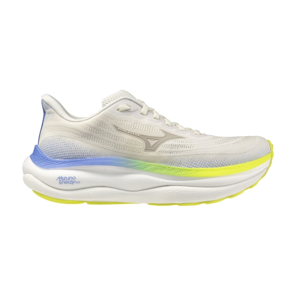 Women's Neutral Running Shoes Mizuno Wave Sky 9  Snow White/Silver Birch/Ultramarine J1GD250271