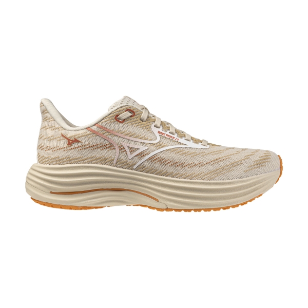 Women's Neutral Running Shoes Mizuno Wave Rider 29  Summer Sand/White/Autumn Sunset J1GD250377