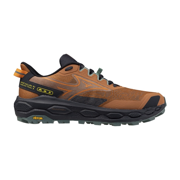 Men's Trail Running Shoes Mizuno Wave Mujin 11  Sunburn/Autumn Sunset/Granite Green J1GJ257052