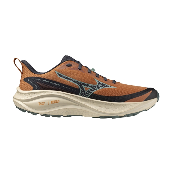 Men's Trail Running Shoes Mizuno Neo Lumina  Sunburn/Goblin Green/Summer Sand J1GJ267303