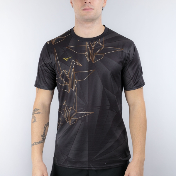 Men's Running T-Shirt Mizuno Active DryAeroFlow Graphic TShirt  Taniori J2GAD05499