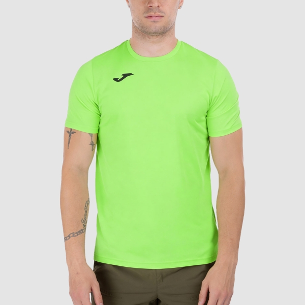 Men's Running T-Shirt Joma Combi Classic TShirt  Green Fluor 100052.020
