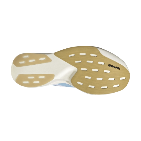 adidas ADIZERO Evo SL WOVEN - FTWR White/Clear Blue/Matte Gold