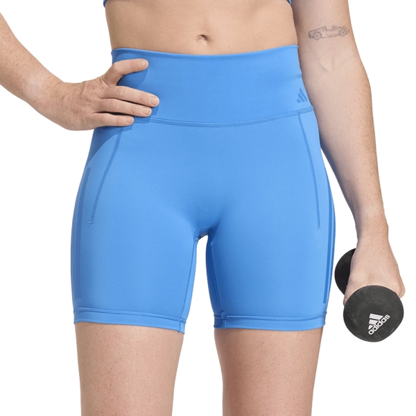 Women's Fitness & Training Short adidas Optime Workout 4in Shorts  Ray Blue JZ11045in